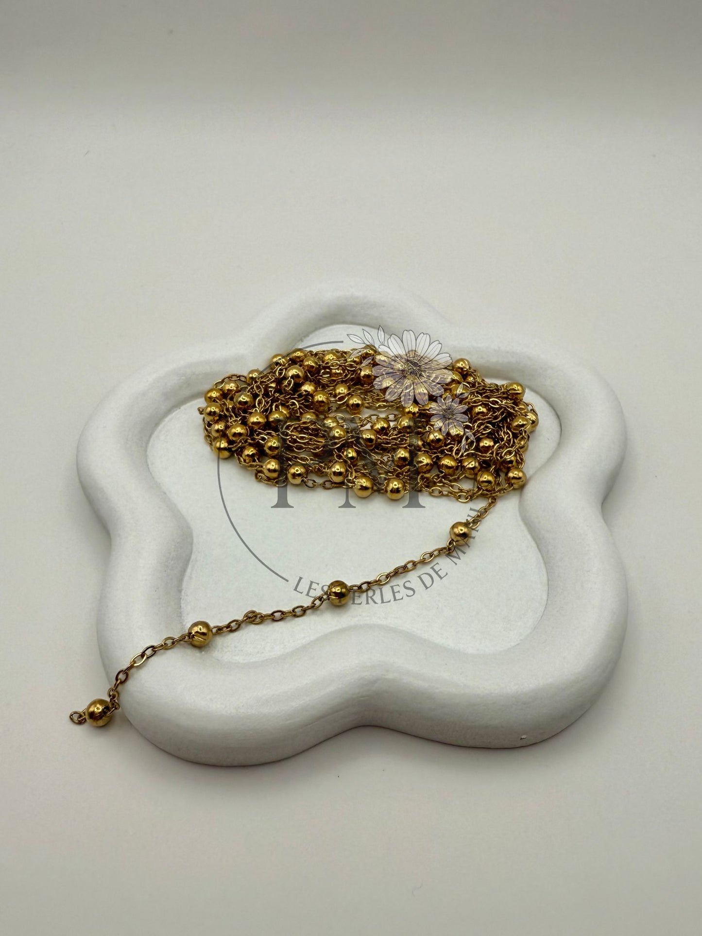 Chaîne Pompons 2m - Acier Inoxydable