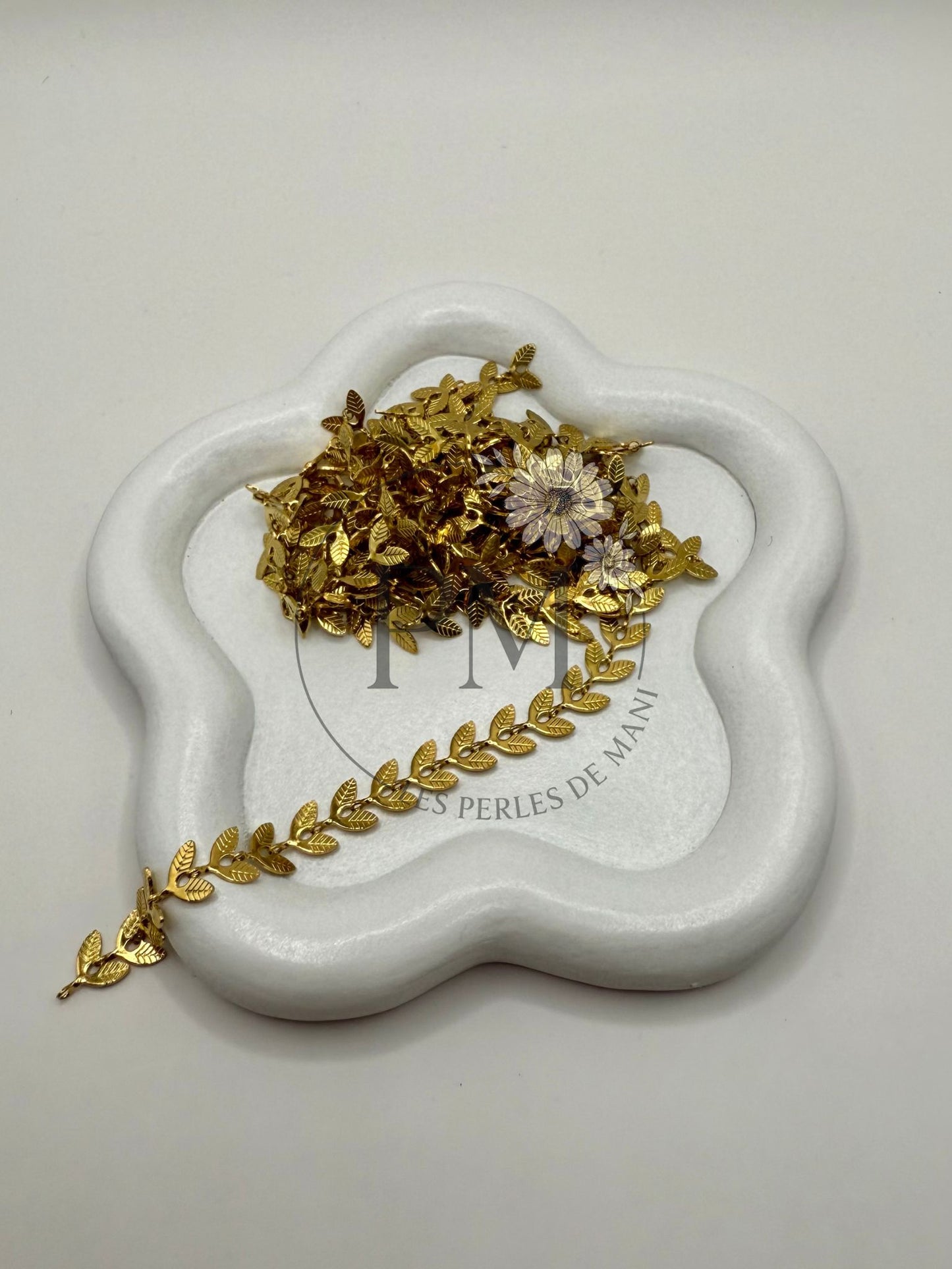 Chaîne à feuilles 1m - Acier Inoxydable