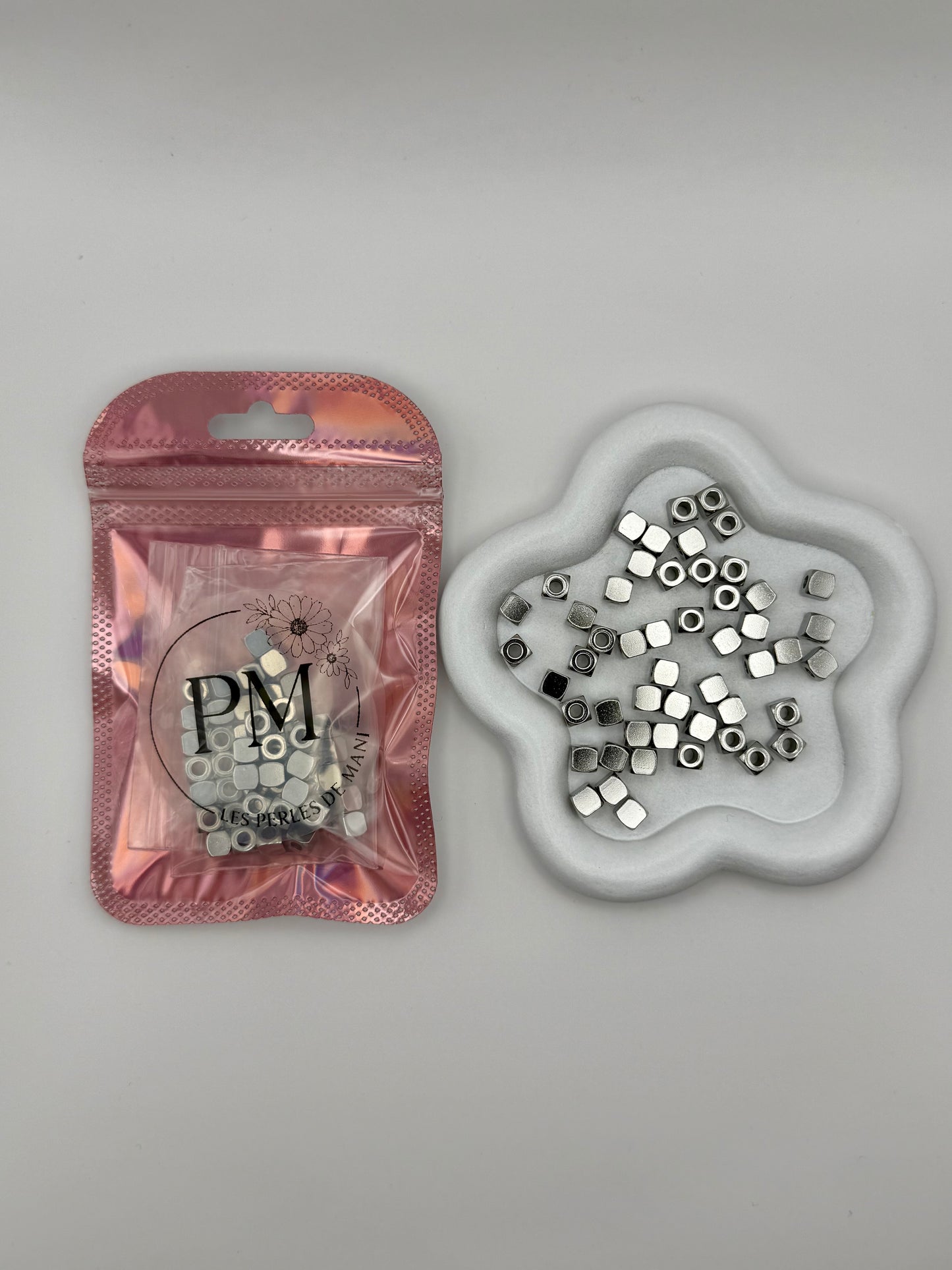 Séparateurs Carrés 5 mm – Acier Inoxydable – Lot de 50 Pièces