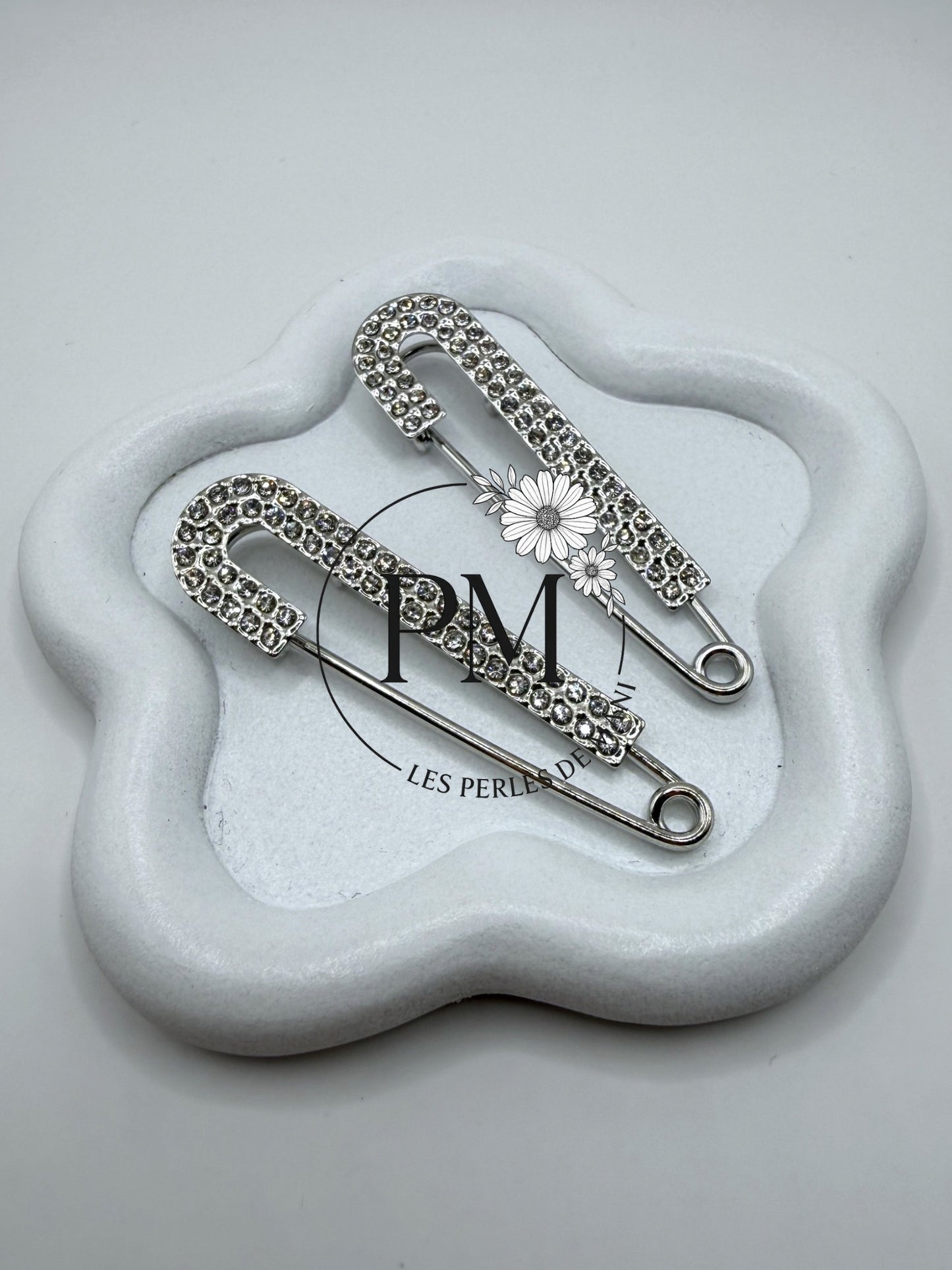 BROCHE À STRASS - x1