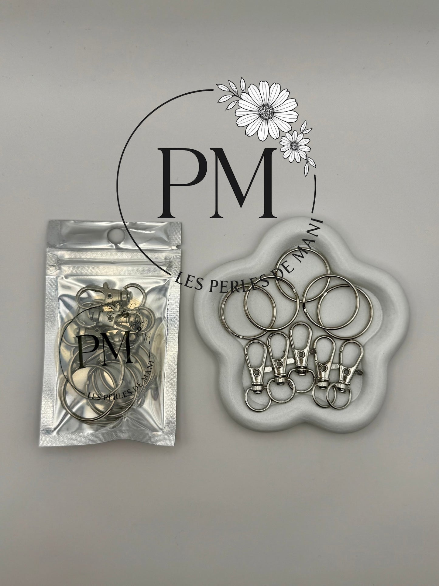 MOUSQUETONS POUR BIJOUX DE TEL - ACIER INOXYDABLE