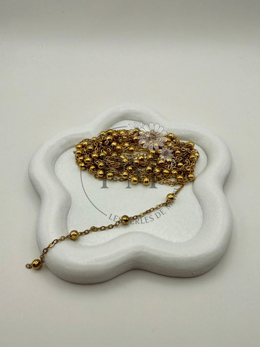 Chaîne Pompons 2m - Acier Inoxydable
